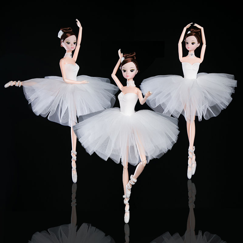 迷铭乐 芭蕾舞娃娃换装单个洋娃娃舞蹈芭蕾公主女孩玩具闺蜜生日礼物