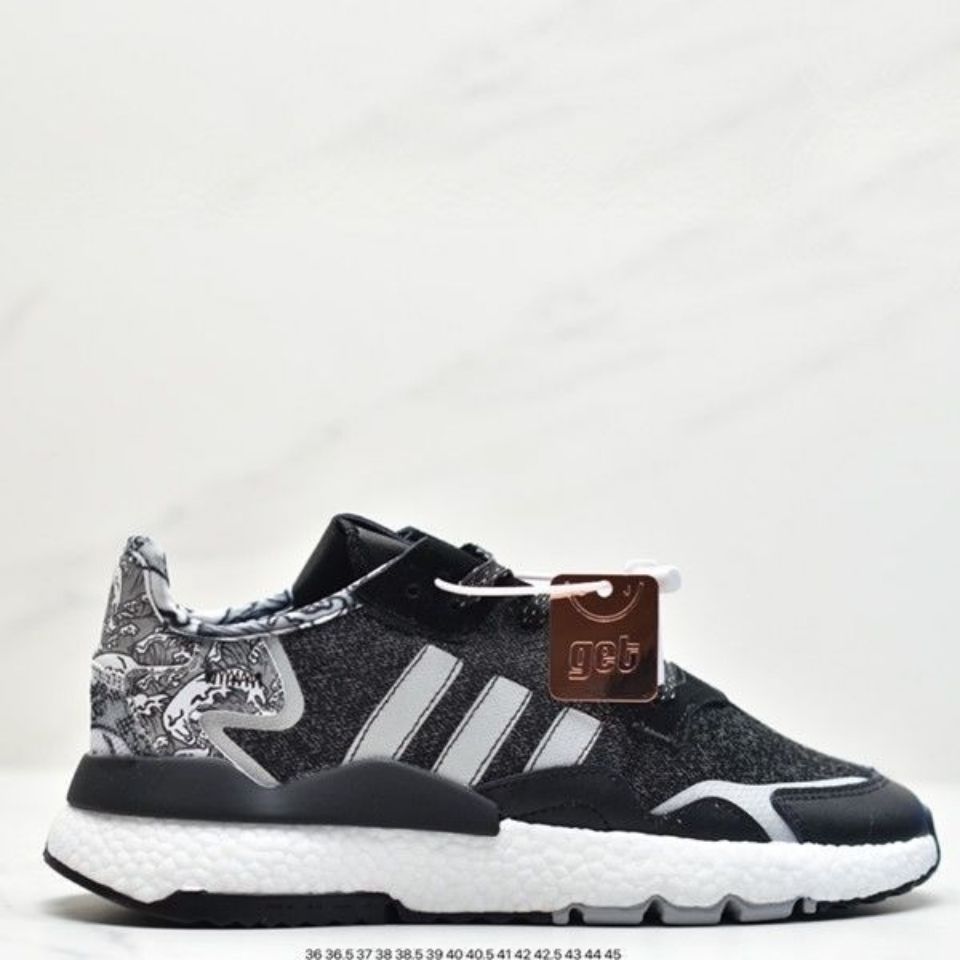 nitejogger夜行者1代反光休闲运动鞋轻便透气跑步鞋男女鞋fw87 6 44