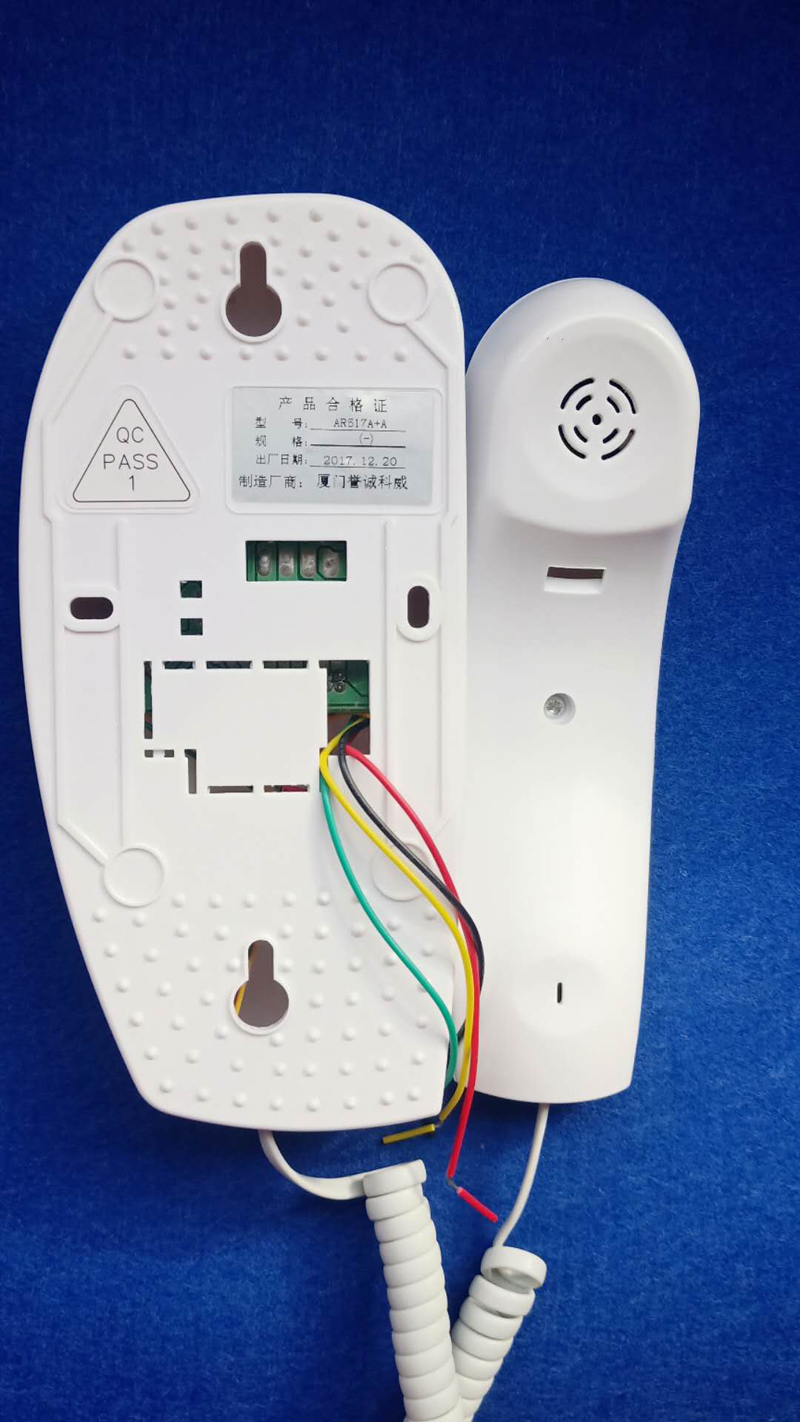 對講門鈴家用樓宇門禁分機電話非可視兩4線室內機譽誠兩線分機ar512aa