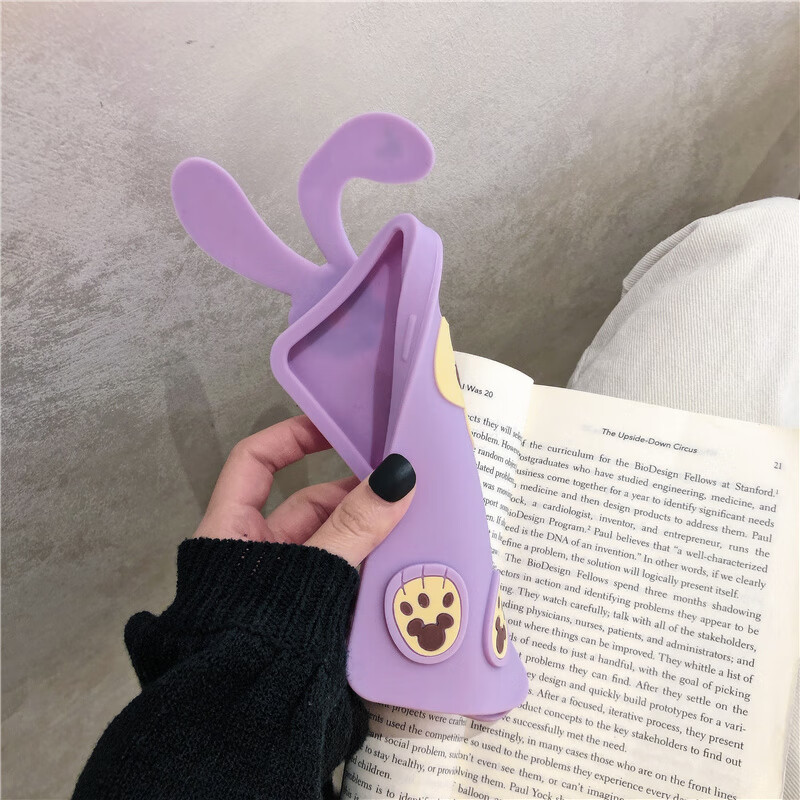 1 硅胶套 紫色芭蕾兔