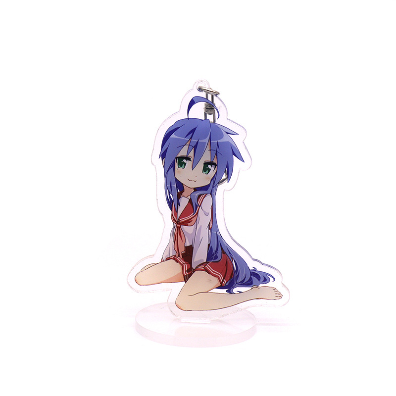 动漫周边 幸运星 泉此方柊镜柊司夹层款亚克力双面挂件立牌摆件 3