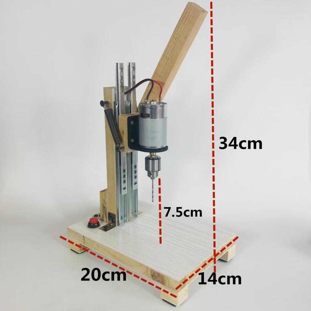定制微型迷你精密高速手工台钻钻床铣床小型diy制作工具12v 台钻 12v
