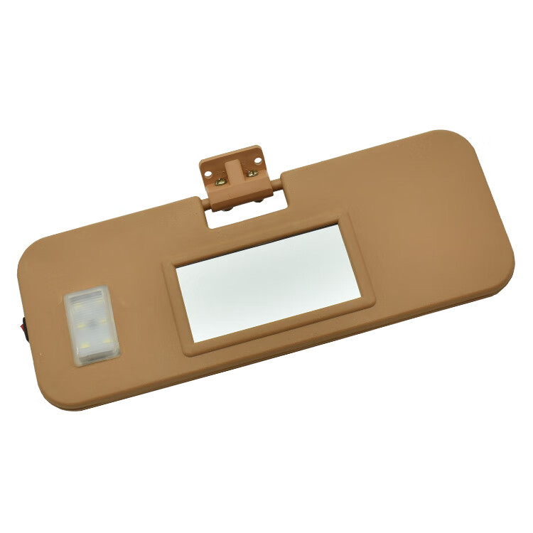 电动三轮车遮阳板四轮篷车带灯避光板代步车带lfd灯反光镜挡光板 带