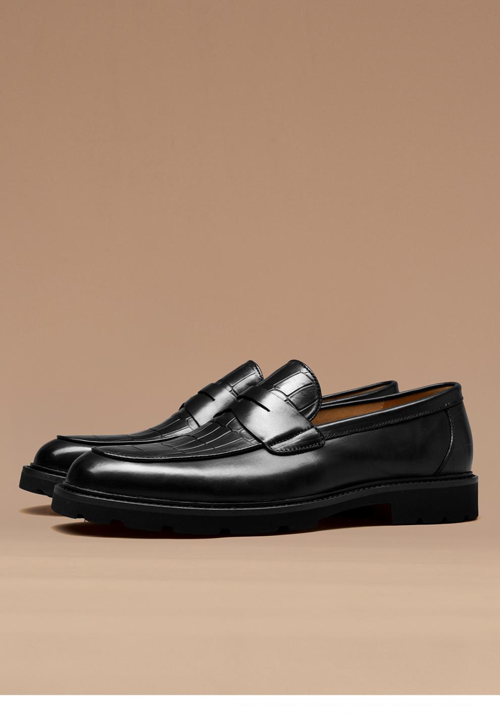 65chiay承翼高端品牌轻奢侈品男鞋高档乐福鞋男商务时尚英伦风牛津