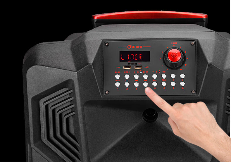 麦力音响麦力移动音响拉杆音箱户外k歌快手无线蓝牙话筒广场耐辉顿 m