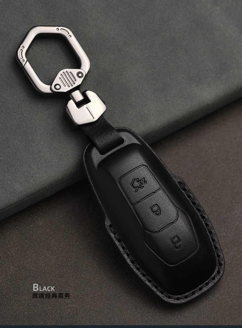 商品名称:适用于福特老款蒙迪欧锐界金牛座汽车真i皮钥匙包套壳扣