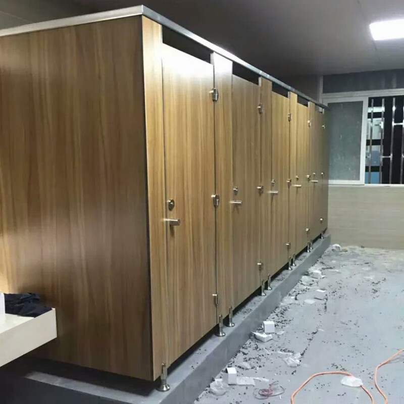 公共卫生间隔断简易自装厕所隔板抗倍特防水淋浴房pvc小便池挡板 防潮