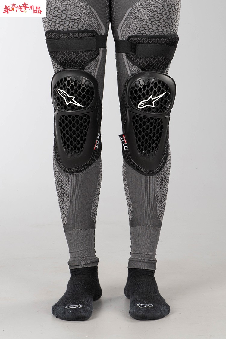 a星护膝护肘骑士防摔护腿透气轻便公路越野男女摩托车护具 护膝 s