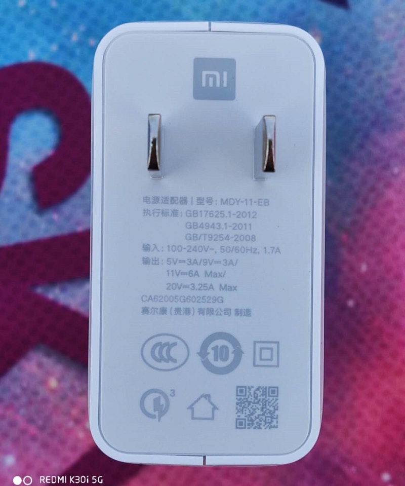 适用于小米10pro原装65w极速充电器大功率笔记本电脑小米手机充电器