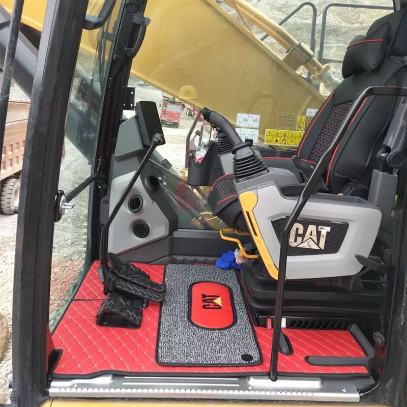 适用于卡特320gx挖机脚垫定制313d2330gc卡特316gc挖掘机驾驶室用品