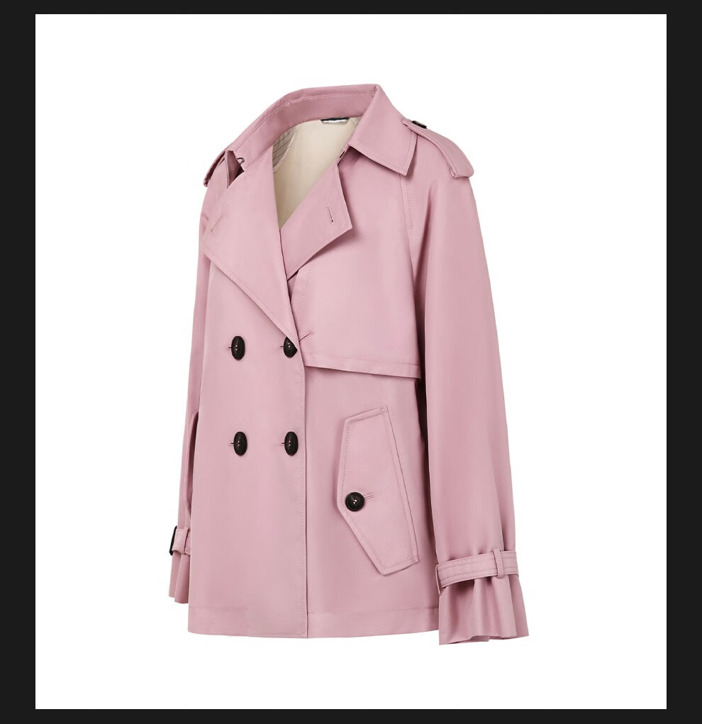 weekend maxmara/麦丝玛拉 22新款女士短款风衣商务休闲外套女上衣