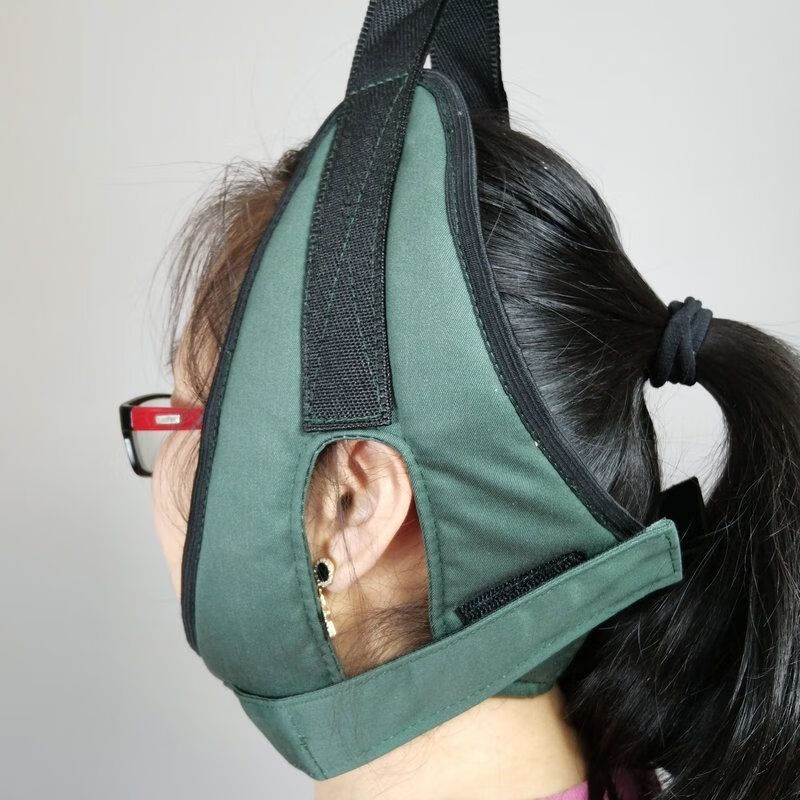 儿童颈椎牵引带枕颌拉伸器床头牵引架滑轮挂重物脖子脖套吊带 儿童