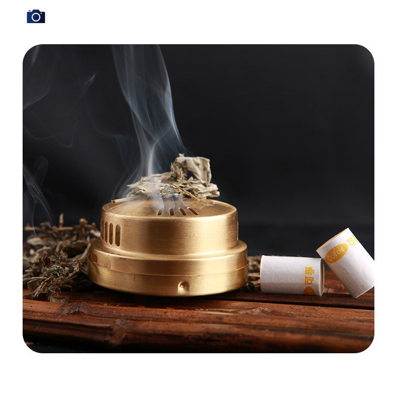 【药房直发】可孚艾灸柱粗大艾柱陈年艾条艾绒艾草熏盒家用熏蒸仪批发