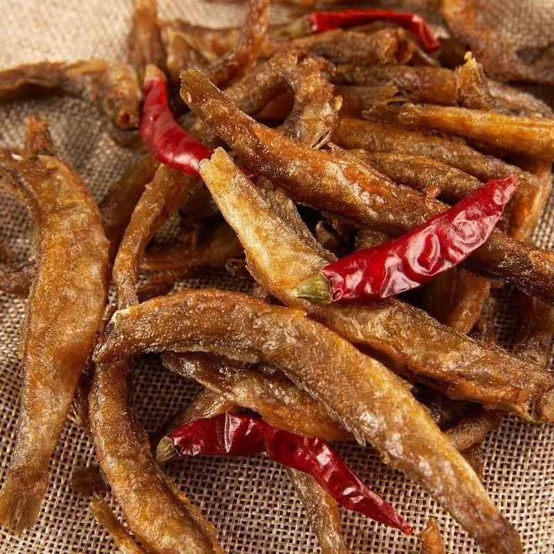 泥鳅干即食泥鳅干小鱼干干货沙鳅鱼河鲜香辣油炸熟食酥脆零食河源特产