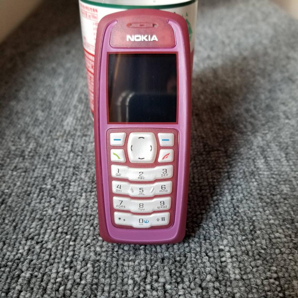 诺基亚3100直板按键学生戒网手机怀旧老款无摄像头车间工厂 蓝色(移动