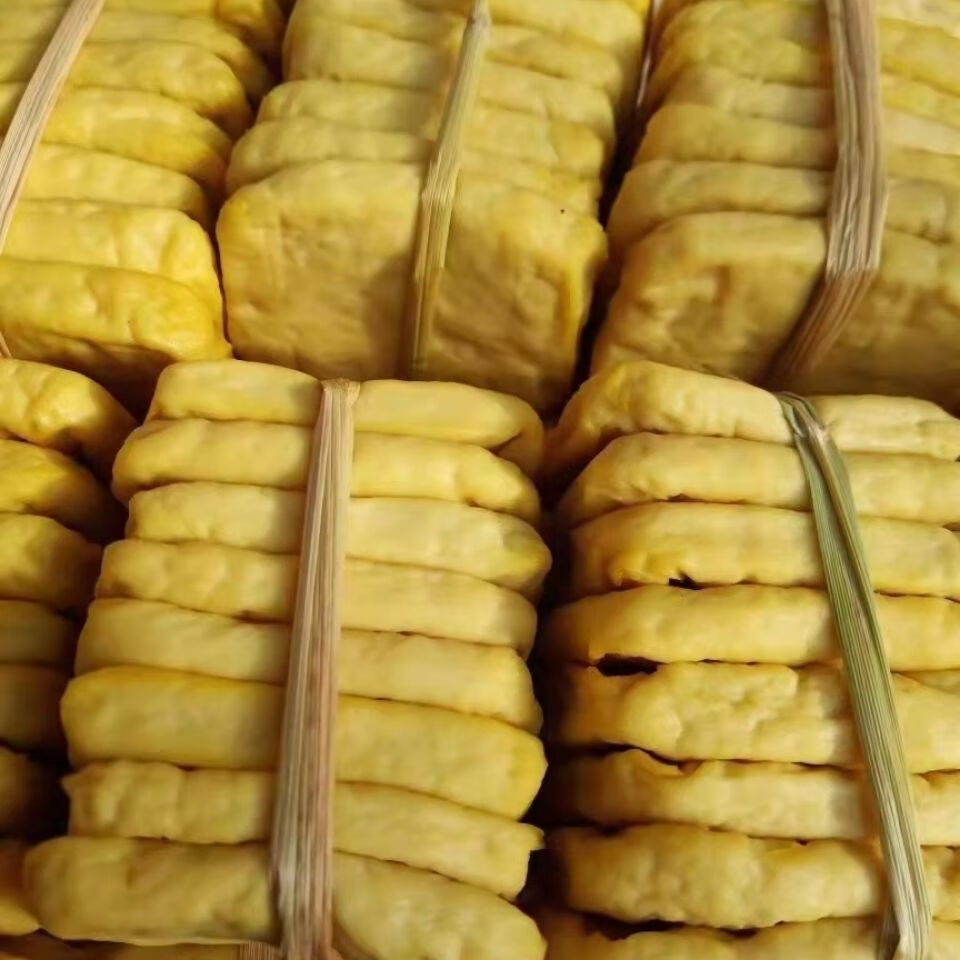 平远客家梅州平远特产正宗热柘豆干广东省内发货1000克 捆扎600克