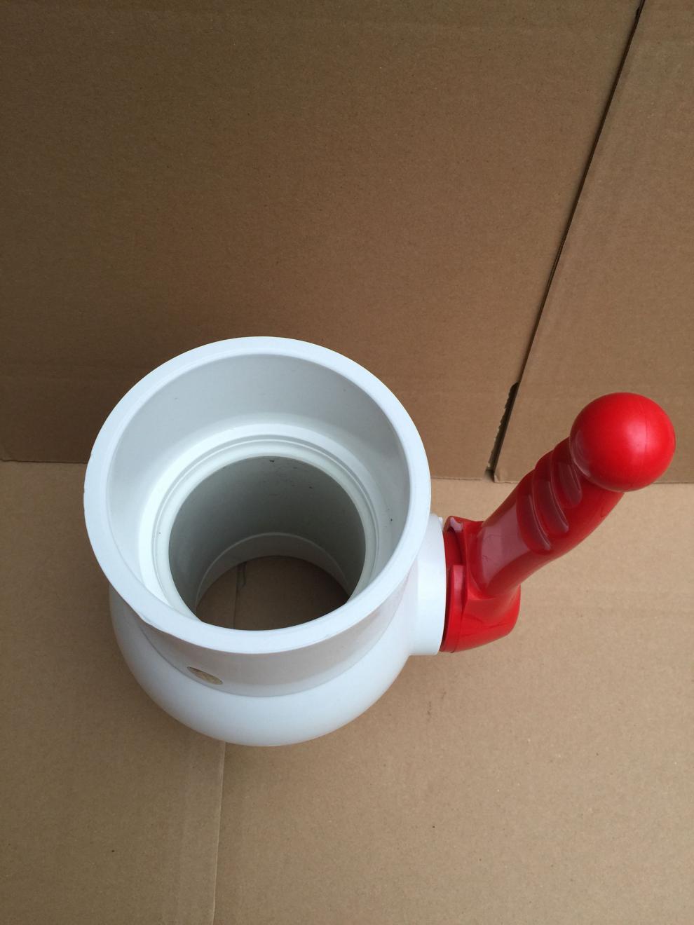 塑料开关阀门pvc水管塑料球阀110mm球阀开关止水阀门4寸下水管排污管