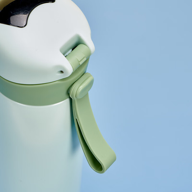 梓胜 同款316不锈钢卡通智能儿童保温杯真空豌豆杯学生测温可爱创意