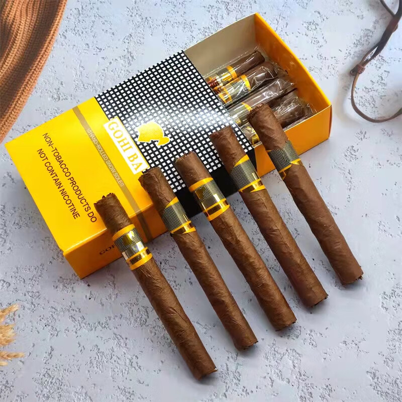 经典茶雪茄古巴单支粗雪茄黑茶非专卖 经典cohiab粗支【2支】体验
