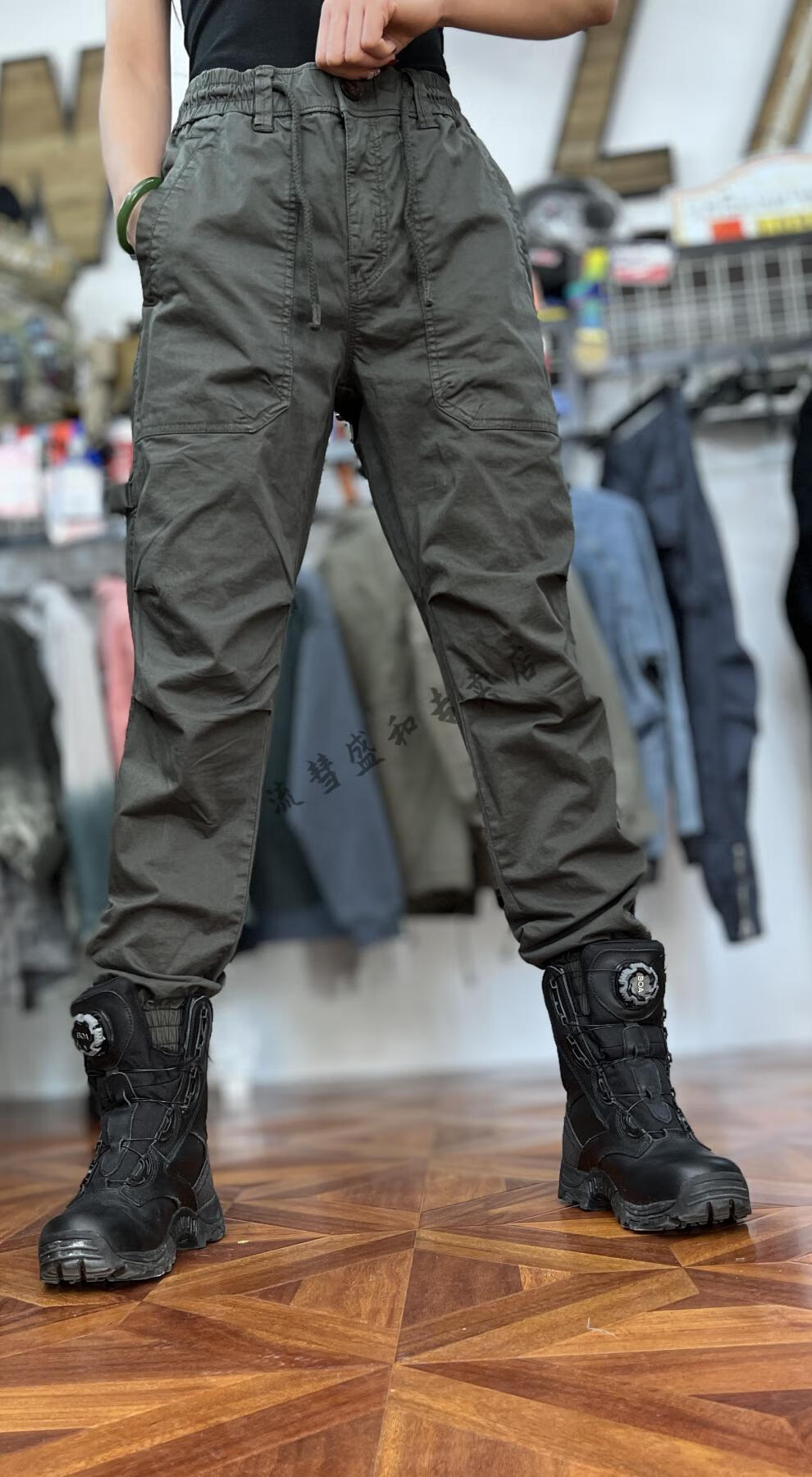 [抖音同款】【木子户外】春夏季薄款工装裤束脚裤显腿长休闲裤阿美