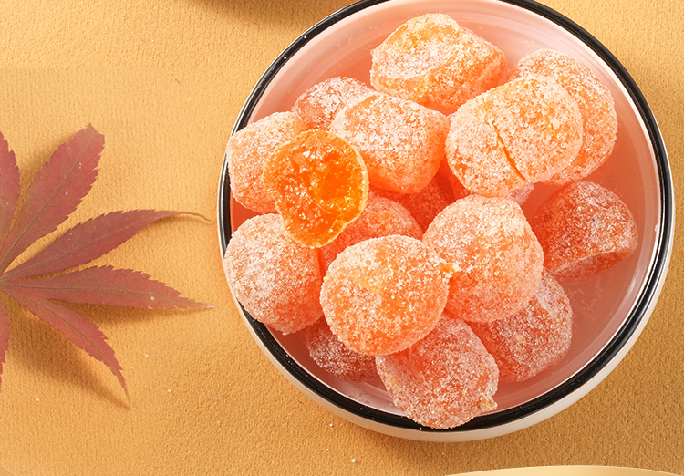 新疆天山雪桔水果干冰糖金桔干蜜饯黄金蜜桔泡水休闲零食 天山雪桔