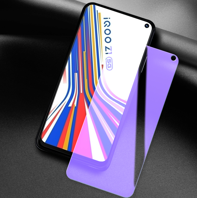 仁尼适用vivoiqooz1钢化膜高清爱酷z1全覆盖lqooz1屏保膜qiooz1防爆