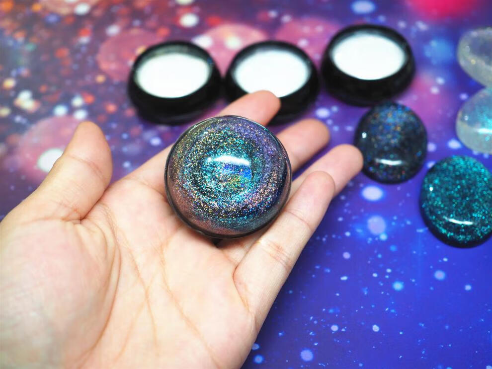 miqiao 流星悬浮星空粉手工制作水晶滴胶模具环氧树脂胶材料包套装 11