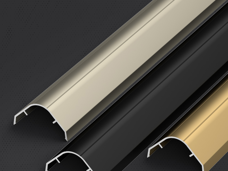 弧形阳角条铝合金弧形角条墙角阳角条保条墙角装饰客厅防撞条圆弧包边