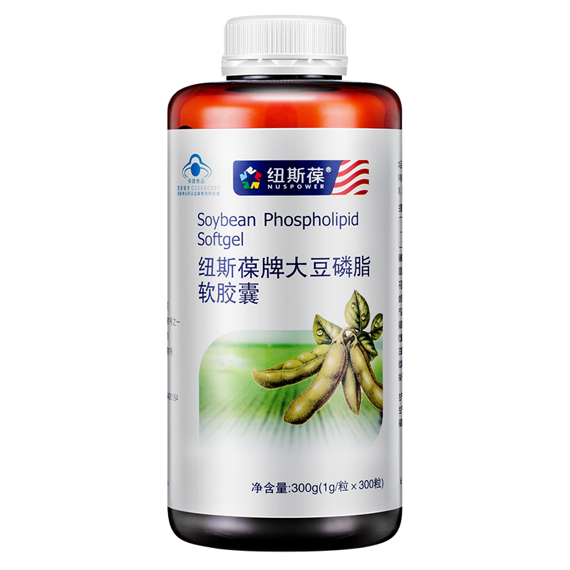 纽斯葆牌大豆磷脂软胶囊1g300粒广州健之嘉健康食品有限公司