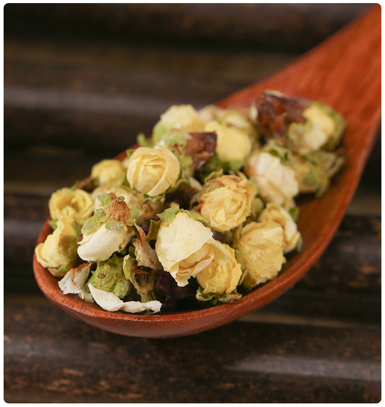 白梅花茶干中药材绿萼鄂梅白梅花玫瑰花茶中药材无硫 白梅花50g【图片