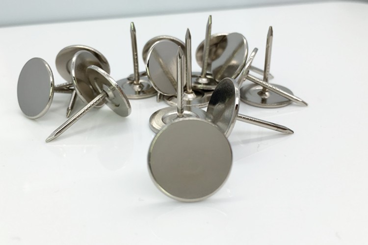 软包图钉摁钉不锈钢大头钉打孔安全家用水泥钢钉加长平头钉大号耐