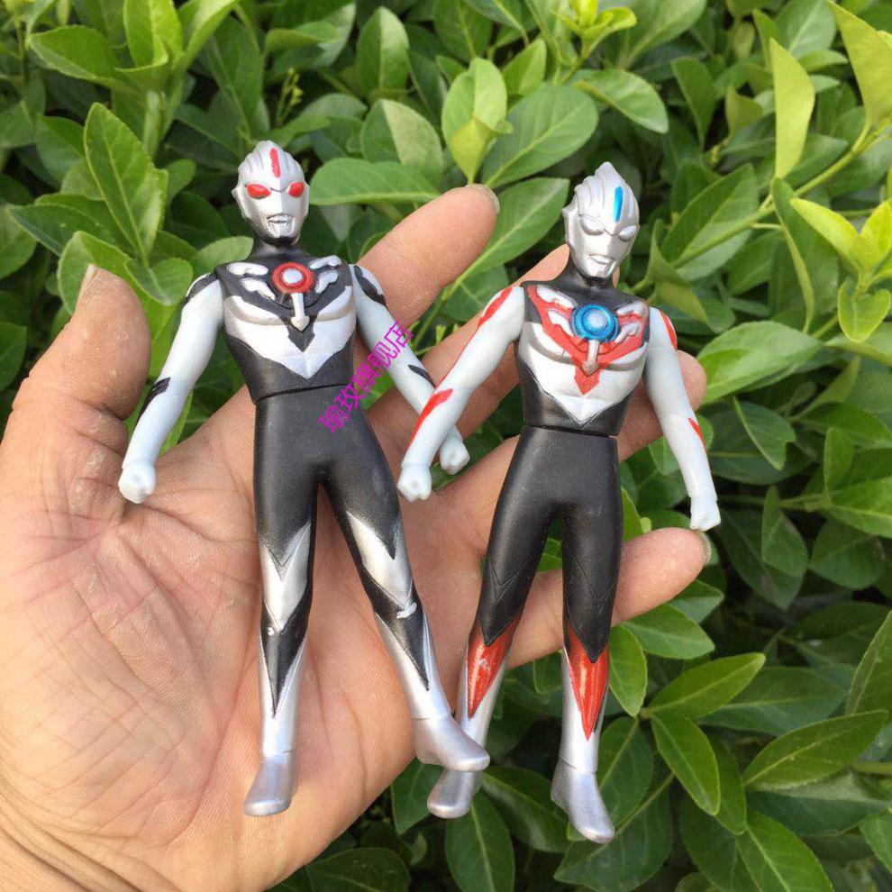 奥特曼软胶欧布泰迦捷德赛罗银河托雷基亚迪迦玩偶人偶模型玩具 香槟