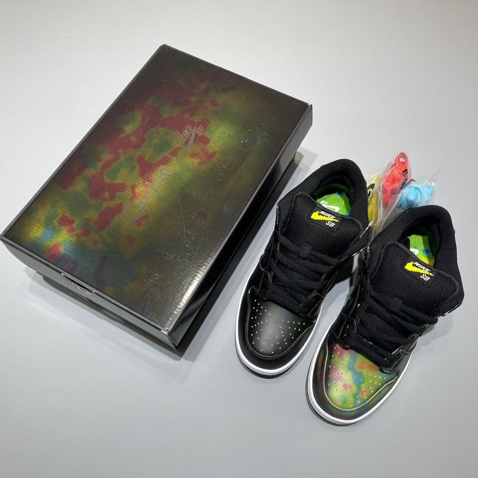 致纳帛联名莆田纯原高版本莆田纯原联名dunk sb热成像新款版鞋 温变鞋