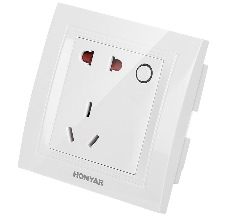 鸿雁精灵智能家居开关插座面板家用wifi插座无线远程遥控开关智能插座