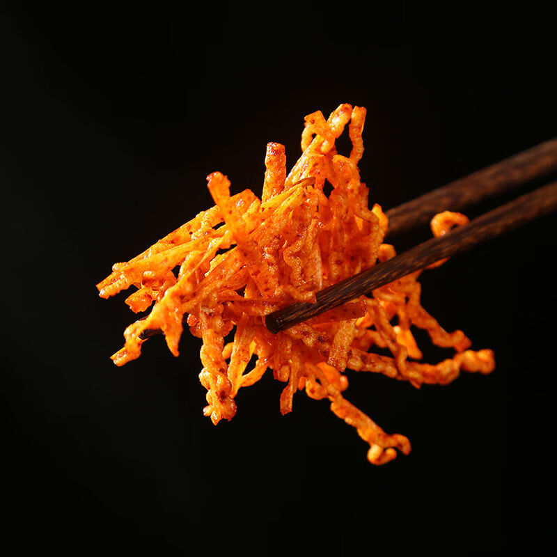 8090后儿时怀旧麻辣辣丝干辣片香辣丝干丝条零食 金丝条10包【图片