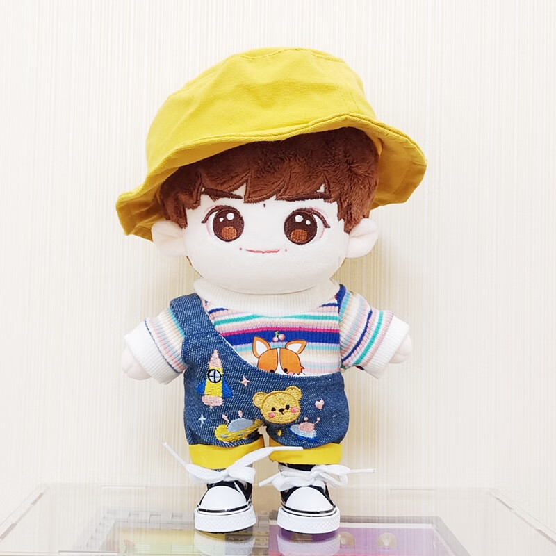 tfboys易烊千玺娃娃公仔宝宝20cm毛绒玩具玩偶现货出生证礼物 千玺
