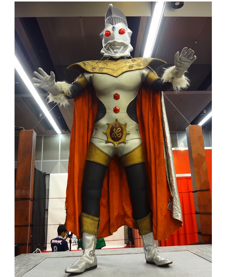 奥特曼cos皮套可穿戴皮套奥特的曼皮套头盔摆件1:1可穿戴身盔甲eva