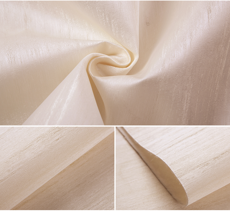 横纹无缝墙布现代简约全屋客厅卧室家用素色电视背景轻奢壁布 香槟色