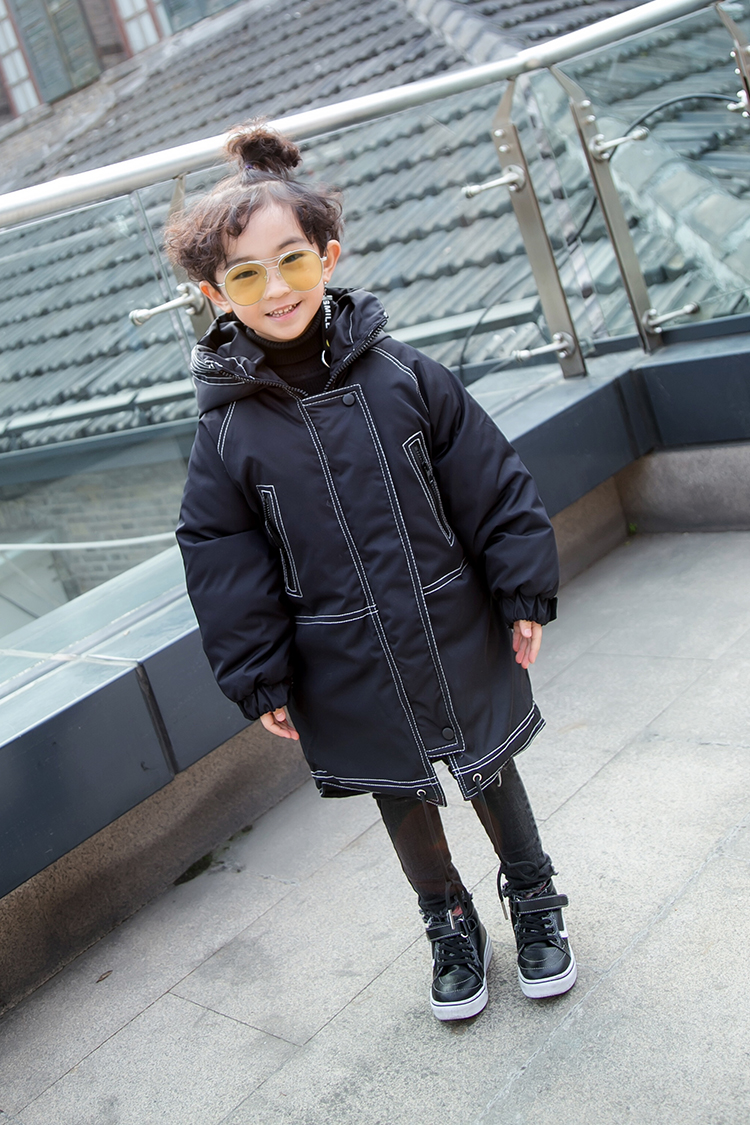 外套加厚中长款男童冬装5宝宝棉袄2小孩羽绒棉服3岁4洋气3岁5岁6岁8岁