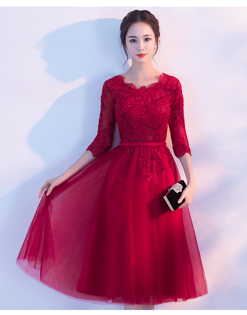 敬酒服平时可穿敬酒服新娘夏平时可穿结婚小礼服女现代订婚衣服女显瘦