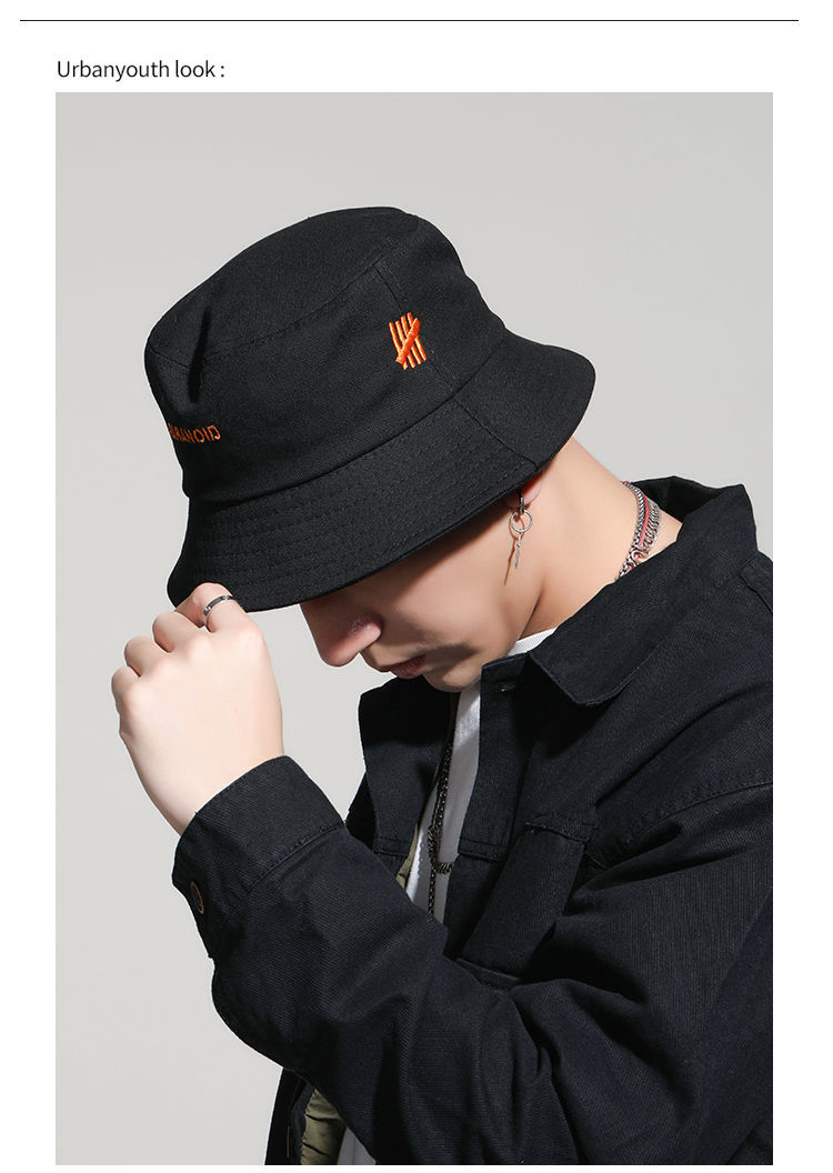渔夫帽男帽子男新款夏季防晒潮流盆帽男士休闲遮阳鸭舌帽中学生帅气