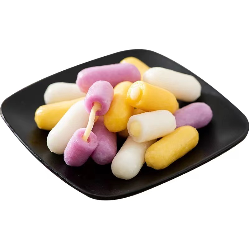 芝士年糕500g*20包 拉丝夹心年糕火锅年糕辣炒年糕炸鸡商用 三色芝士