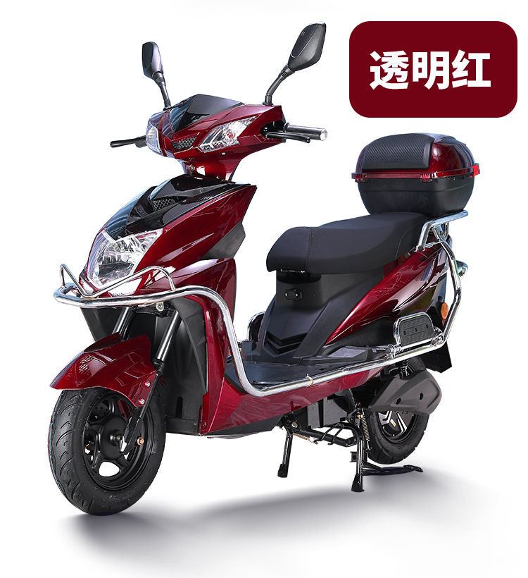 96v电动车电瓶车摩托车双人锂电踏板外卖大型长跑爬坡王高速电摩 宝石