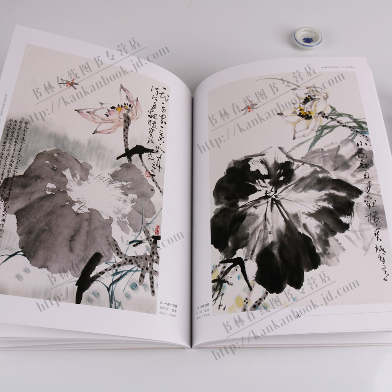 贾宝珉写意花鸟画谱 荷花篇 绘画名家荷花画国画技法图册集书籍 北京
