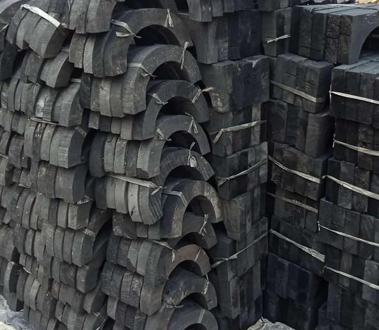 中央空调减震木托枕木管道固定木托防腐配件 垫木保温支架水管 dn250