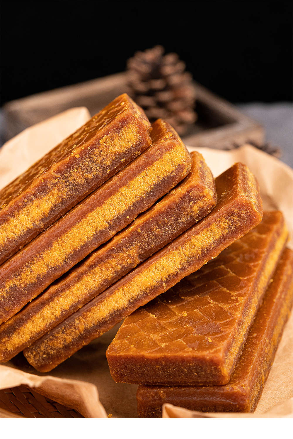 广西古法纯正红糖片大块冰片糖手工黑糖块散装甘蔗黄糖5斤装散装 2斤