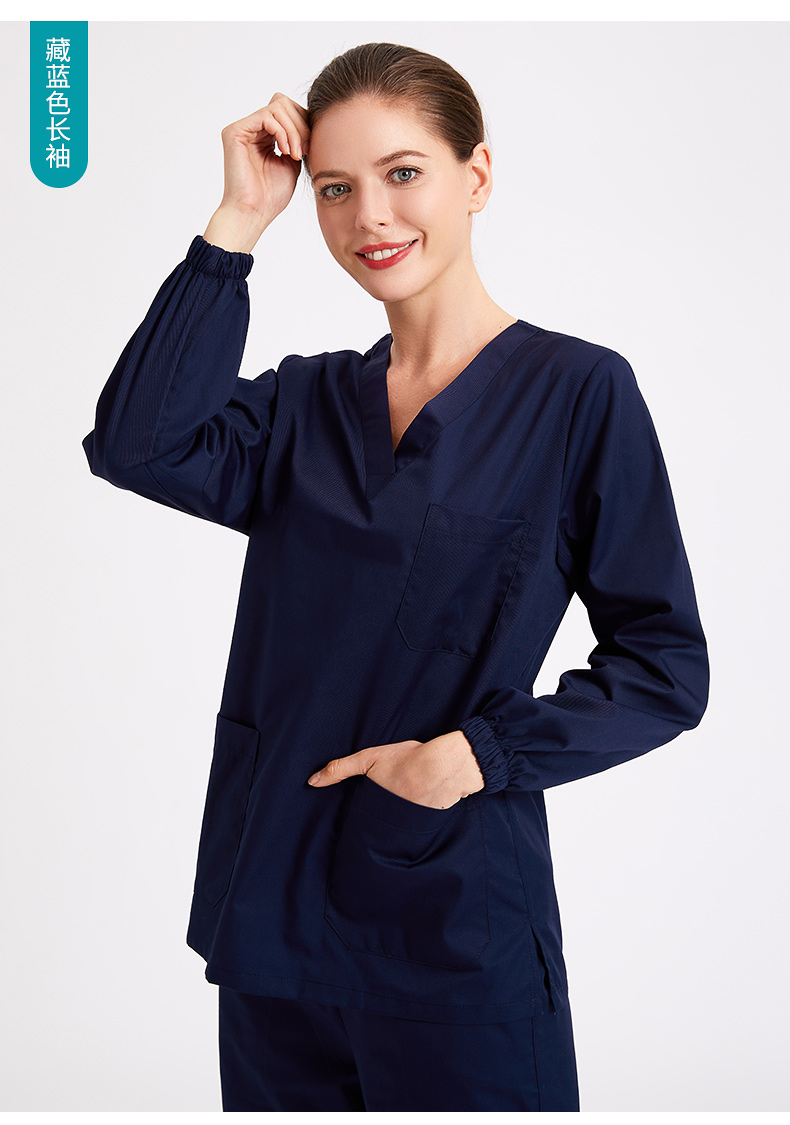 悠曼娅洗手衣女夏刷手服短袖纯棉医院手术工作服医生值班分体套装夏天