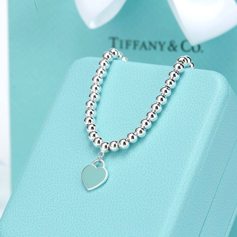 提督你蒂芙尼钢丝球手镯项链tiffinay帝都尼tifuniy手链tiffany 粗款