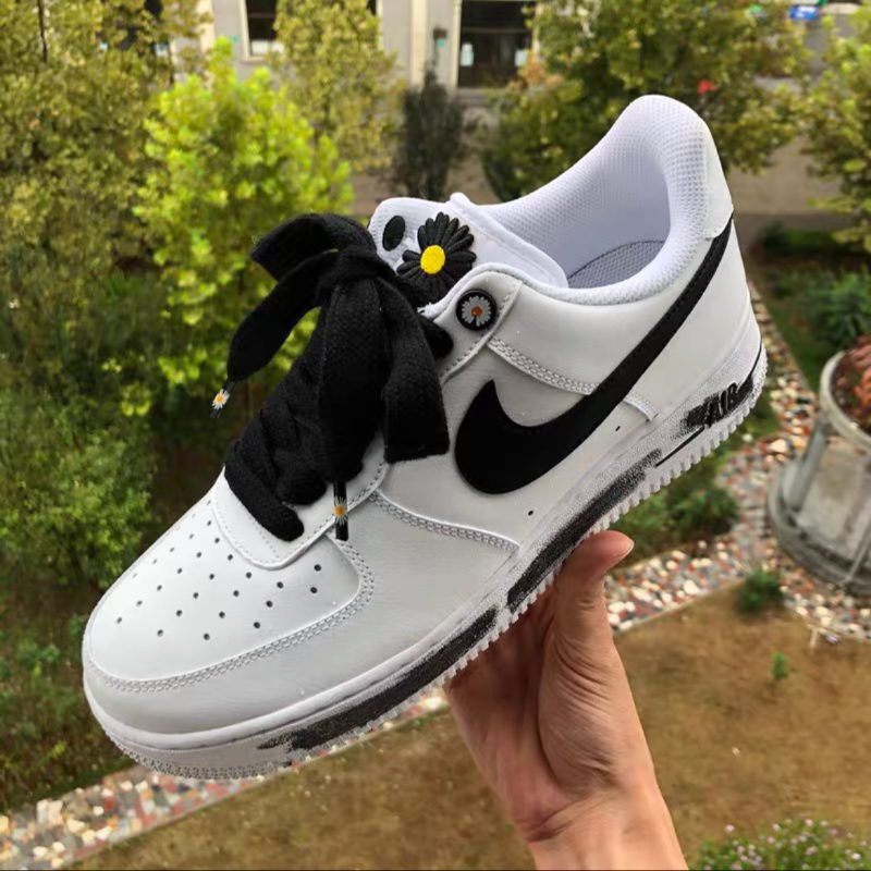 适配1小权志龙af1空军一号小雏菊黑白diy鞋带配饰配件小雏菊鞋扣2个