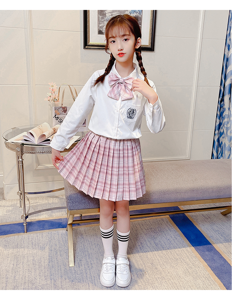 少女jk 制服冬季套装秋季学院风霸气小学生gk套格裙小女孩学院套装